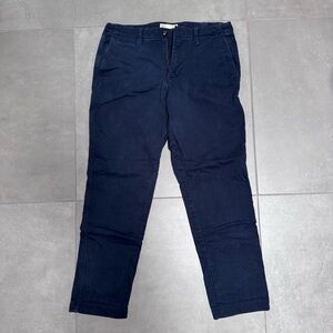 GAP Flannel Lined Chinos - Navy 33x28.5”